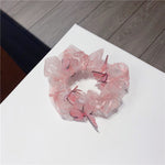 Load image into Gallery viewer, Korean Japan Women Elastic Kawaii Mesh Hair Bands Tie Cute Sew Girls Lace Scrunchies Butterfly Tulle Headwear Hair Accessories
