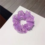 Load image into Gallery viewer, Korean Japan Women Elastic Kawaii Mesh Hair Bands Tie Cute Sew Girls Lace Scrunchies Butterfly Tulle Headwear Hair Accessories
