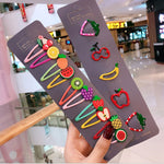Load image into Gallery viewer, Kawaii Princess Fruit Petals Floral star Hairpins Kids Hair Clips Set Barrettes Accessories For Women Girls Hairgrip Headdress
