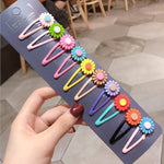 Load image into Gallery viewer, Kawaii Princess Fruit Petals Floral star Hairpins Kids Hair Clips Set Barrettes Accessories For Women Girls Hairgrip Headdress
