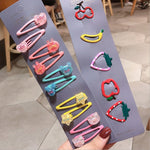 Load image into Gallery viewer, Kawaii Princess Fruit Petals Floral star Hairpins Kids Hair Clips Set Barrettes Accessories For Women Girls Hairgrip Headdress
