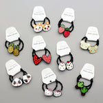 Load image into Gallery viewer, 1set Kawaii Cartoon Princess Women Girls Kids Elastic Hair Rubber Bands Accessories Tie Hair Rope Headdress Gift Scrunchies
