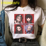 Load image into Gallery viewer, Blackpink Fashion T Shirt Women Hip Hop Casual Summer Top Tee K-pop Streetwear Tshirt Harajuku New Korean Style T-shirt Female
