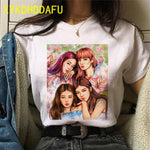 Load image into Gallery viewer, Blackpink Fashion T Shirt Women Hip Hop Casual Summer Top Tee K-pop Streetwear Tshirt Harajuku New Korean Style T-shirt Female
