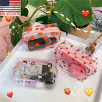 Load image into Gallery viewer, Travel Transparent Cosmetic Bag PVC Women Zipper Cute Makeup Bag Beauty Make Up Storage Organizer Courtesy Bathroom Toiletry Bag
