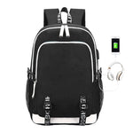 Load image into Gallery viewer, Luminous Backpacks Women/Men&#39;s School Bags Laptop Travel Bags Teenage Notebook Backpack Nylon Mochila Pusheen Bag
