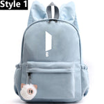 Load image into Gallery viewer, Luminous Backpacks Women/Men&#39;s School Bags Laptop Travel Bags Teenage Notebook Backpack Nylon Mochila Pusheen Bag

