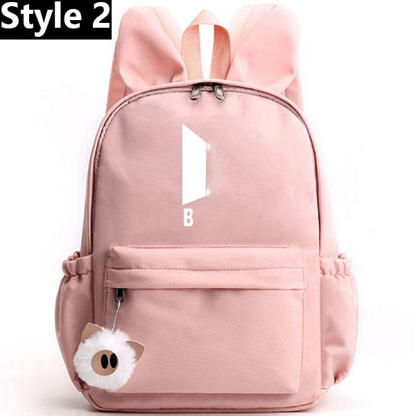 Luminous Backpacks Women/Men's School Bags Laptop Travel Bags Teenage Notebook Backpack Nylon Mochila Pusheen Bag