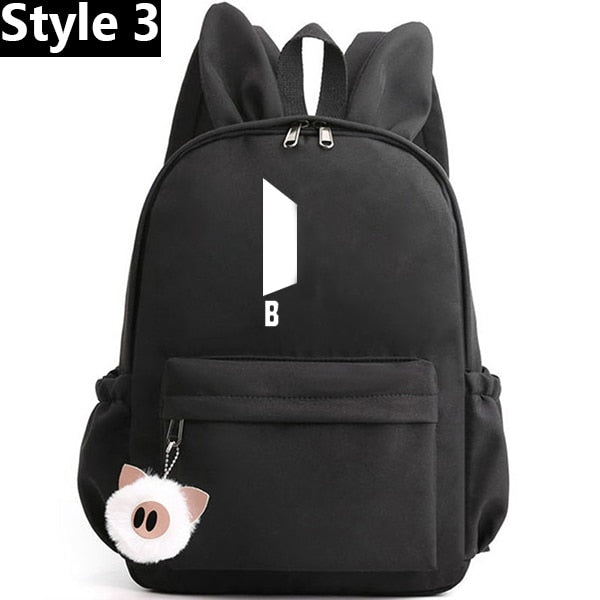 Luminous Backpacks Women/Men's School Bags Laptop Travel Bags Teenage Notebook Backpack Nylon Mochila Pusheen Bag