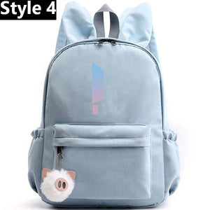 Luminous Backpacks Women/Men's School Bags Laptop Travel Bags Teenage Notebook Backpack Nylon Mochila Pusheen Bag