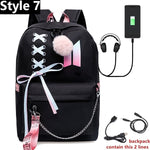 Load image into Gallery viewer, Luminous Backpacks Women/Men&#39;s School Bags Laptop Travel Bags Teenage Notebook Backpack Nylon Mochila Pusheen Bag
