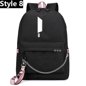 Luminous Backpacks Women/Men's School Bags Laptop Travel Bags Teenage Notebook Backpack Nylon Mochila Pusheen Bag