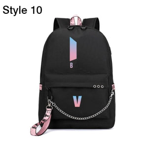 Luminous Backpacks Women/Men's School Bags Laptop Travel Bags Teenage Notebook Backpack Nylon Mochila Pusheen Bag