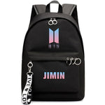Load image into Gallery viewer, Korean Backpack School Bags for Girls Boys Teenage Fans Orchestra JUNG KOOK Bagpack Mochila Cool Fashion Personality Bagpack New
