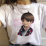 Load image into Gallery viewer, Harajuku T Shirts Women RM J-hope Bangtan Boys printed Tshirt Tshirts Cartoon Top Tee Female
