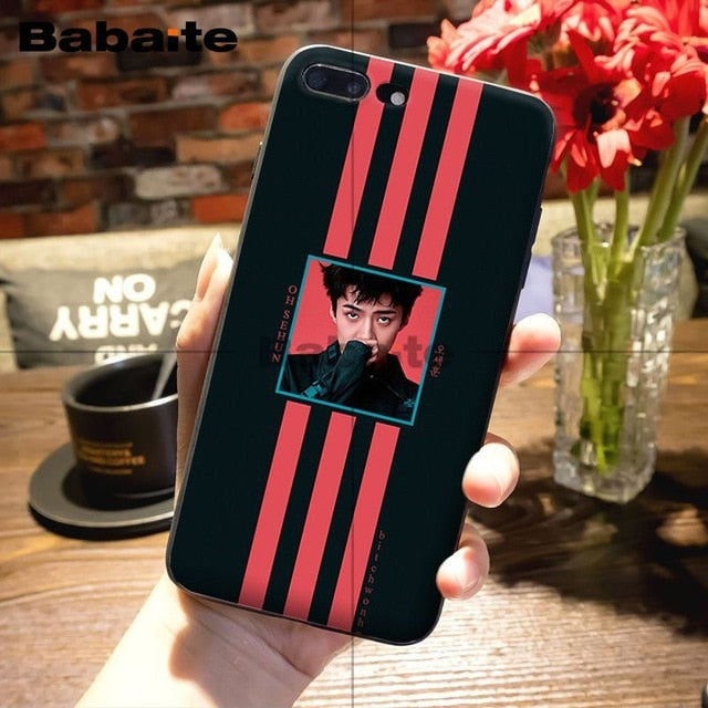 Babaite SEHUN CHANYEOL EXO Customer High Quality Phone Case for iPhone6S 6plus 7 7plus 8 8Plus X XsMAX 5 5S XR 11 11pro 11promax