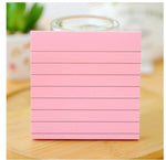 Load image into Gallery viewer, 80Pages/Set Soild Color Memo Pad Diy Quality Kawaii Stationery School Stationery Set Office Supplies Notepad Cute Sticky Notes
