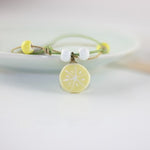 Load image into Gallery viewer, Miredo jewelry wholesale cute little strawberry watermelon clavicle necklace ceramic pendants twitter woven chain necklace #5182
