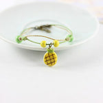 Load image into Gallery viewer, Miredo jewelry wholesale cute little strawberry watermelon clavicle necklace ceramic pendants twitter woven chain necklace #5182
