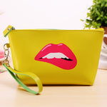 Load image into Gallery viewer, Aosbos Women PU Leather Prints Cosmetic Organizer Bag  Lady Cute Waterproof Makeup Bags Travel Ladies Pouch Storage Cosmetic Bag
