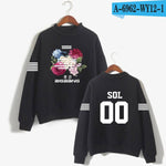 Load image into Gallery viewer, Kpop K-pop Korea Bigbang Flower Road Hoodie Sweatshirt Women Fashion Bigbang Female Fans Turtleneck Capless Sweatshirt Clothes

