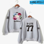 Load image into Gallery viewer, Kpop K-pop Korea Bigbang Flower Road Hoodie Sweatshirt Women Fashion Bigbang Female Fans Turtleneck Capless Sweatshirt Clothes
