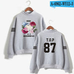 Load image into Gallery viewer, Kpop K-pop Korea Bigbang Flower Road Hoodie Sweatshirt Women Fashion Bigbang Female Fans Turtleneck Capless Sweatshirt Clothes
