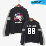 Load image into Gallery viewer, Kpop K-pop Korea Bigbang Flower Road Hoodie Sweatshirt Women Fashion Bigbang Female Fans Turtleneck Capless Sweatshirt Clothes
