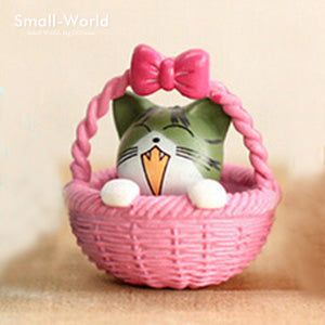 Kawaii cute sushi Dessert Cat figurine mini animal home decor miniature fairy garden decoration accessories modern Bonsai figure