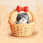 Load image into Gallery viewer, Kawaii cute sushi Dessert Cat figurine mini animal home decor miniature fairy garden decoration accessories modern Bonsai figure

