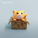 Load image into Gallery viewer, Kawaii cute sushi Dessert Cat figurine mini animal home decor miniature fairy garden decoration accessories modern Bonsai figure
