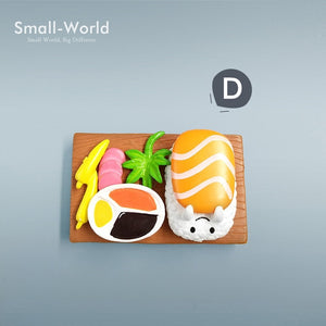 Kawaii cute sushi Dessert Cat figurine mini animal home decor miniature fairy garden decoration accessories modern Bonsai figure